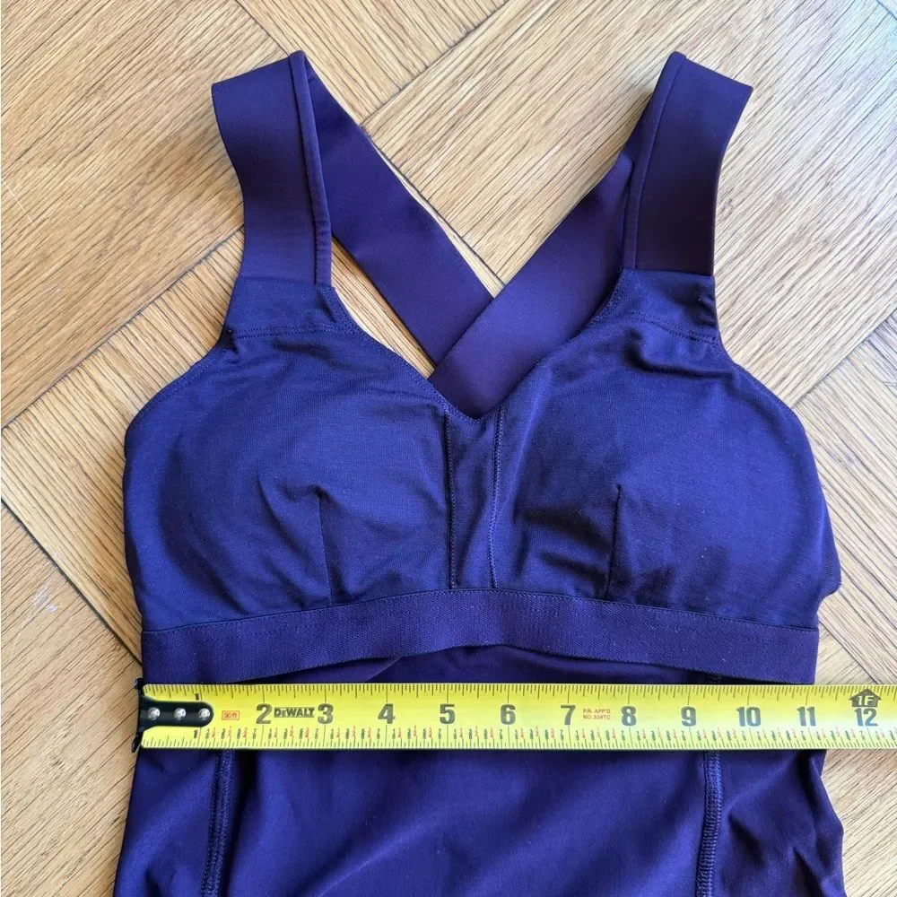 Lululemon Push Ur Limits Tank, Deep Zinfandel, Size 2, EUC